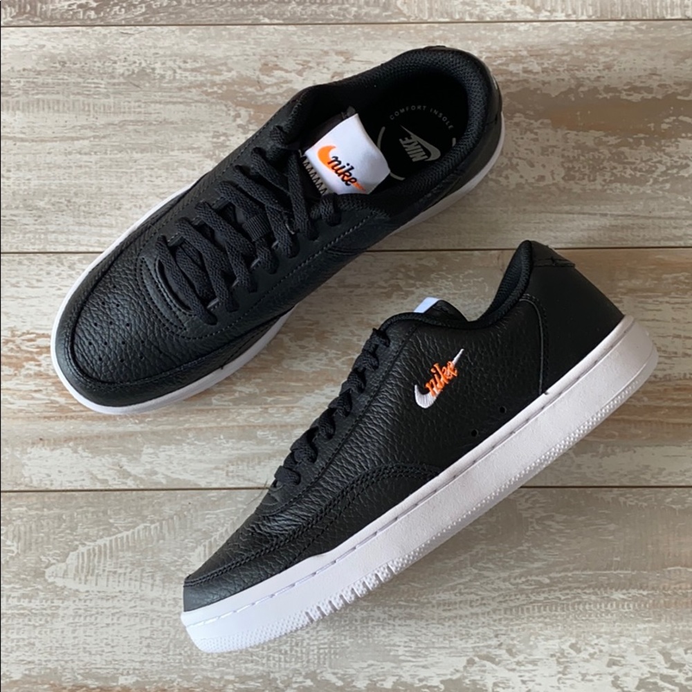 NEW Nike court vintage premium black sneakers shoes - Picture 6 of 9